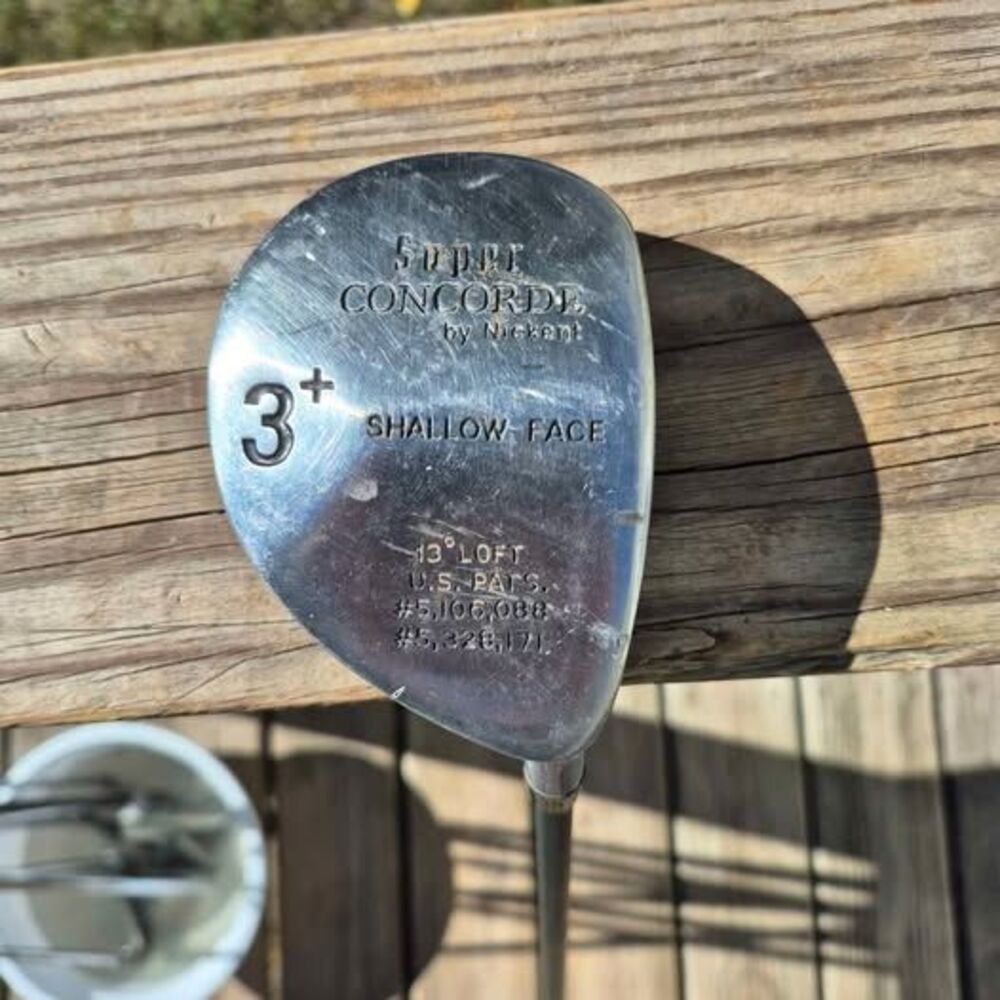 Nickent Super Concorde Shallow Face 3+ Wood 13° -Graphite 65g Firm - 43"